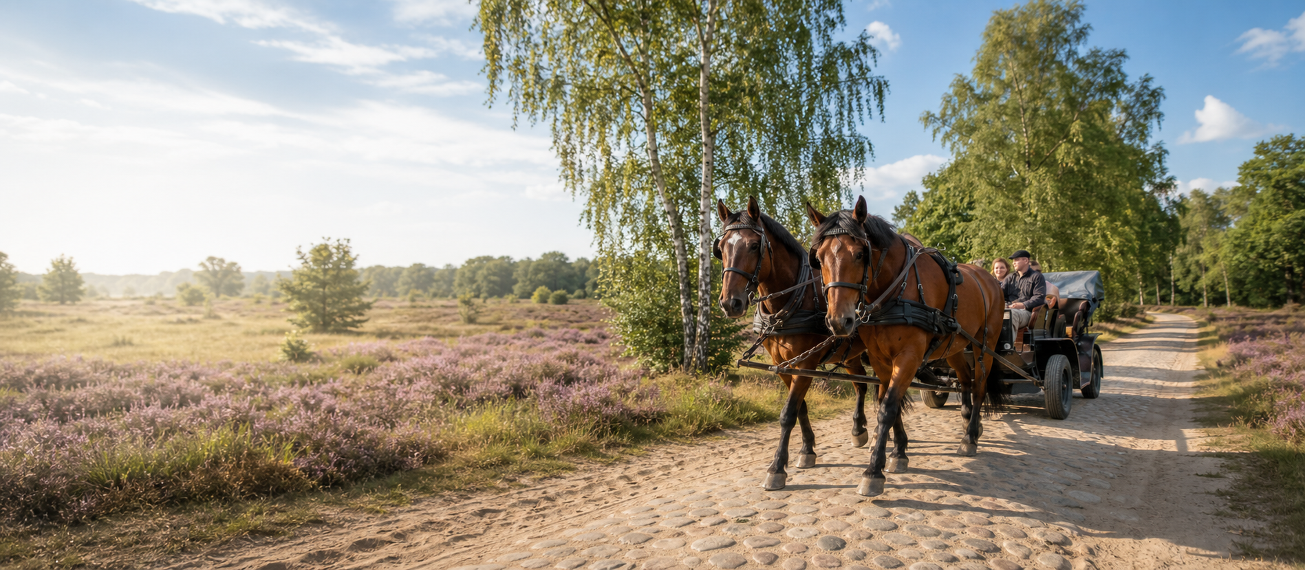 Kutschfahrt durch die Lüneburger Heide